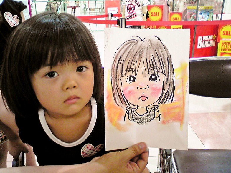 ３分位のスピード似顔絵