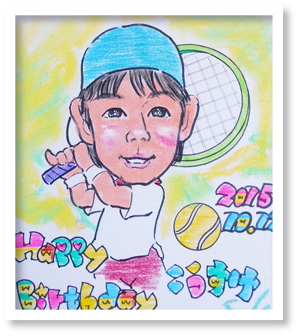 誕生日似顔絵
