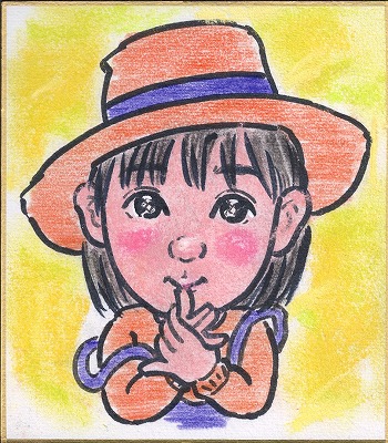 格安！1000円の色紙似顔絵