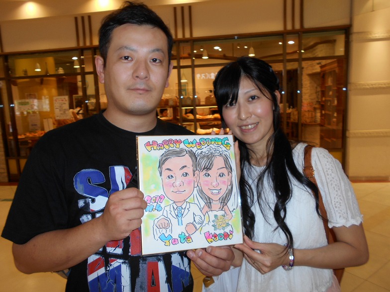 似顔絵ウエルカムボードSタイプ